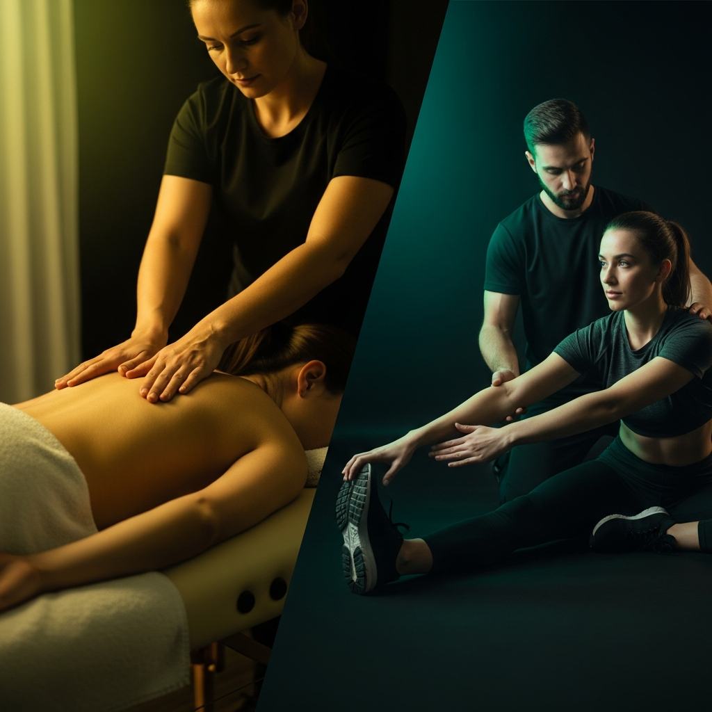 Étirements vs massages